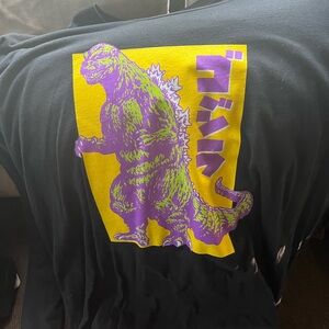 CR loves Godzilla “Godzilla and enemies” Long Sleeve Shirt